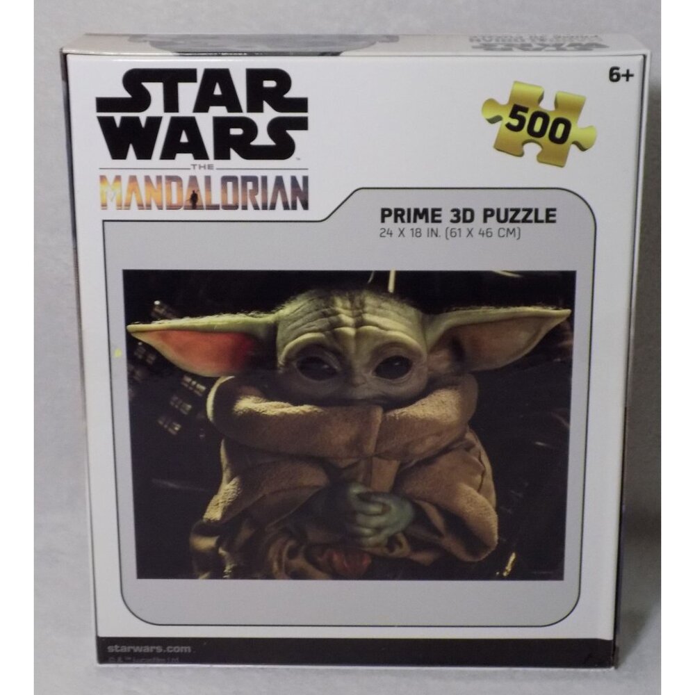 Disney Star Wars The Mandalorian Wise Yoda Prime 3D Puzzle 500 Pieces - Picture 2 of 7